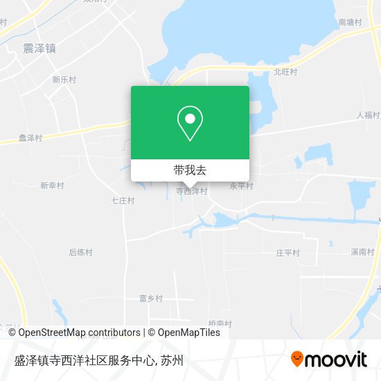 盛泽镇寺西洋社区服务中心地图