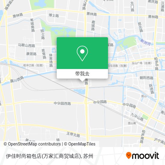 伊佳时尚箱包店(万家汇商贸城店)地图