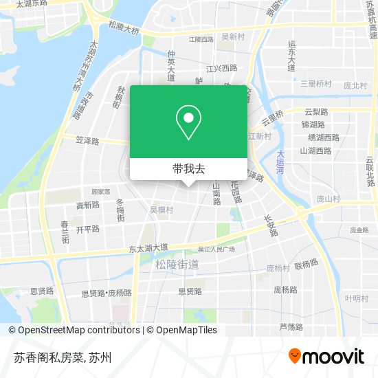 苏香阁私房菜地图