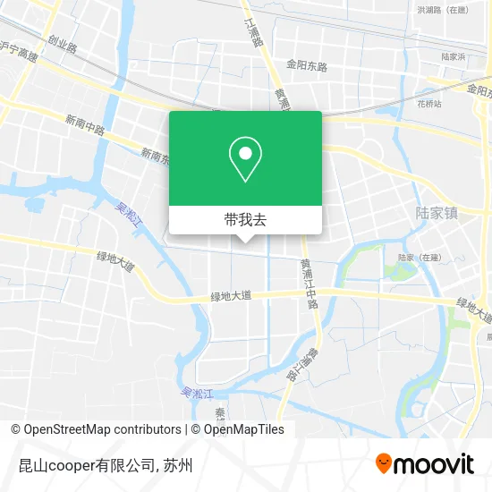 昆山cooper有限公司地图