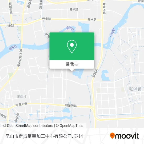 昆山市定点屠宰加工中心有限公司地图