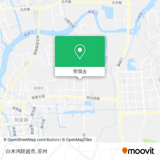 白米鸿联超市地图