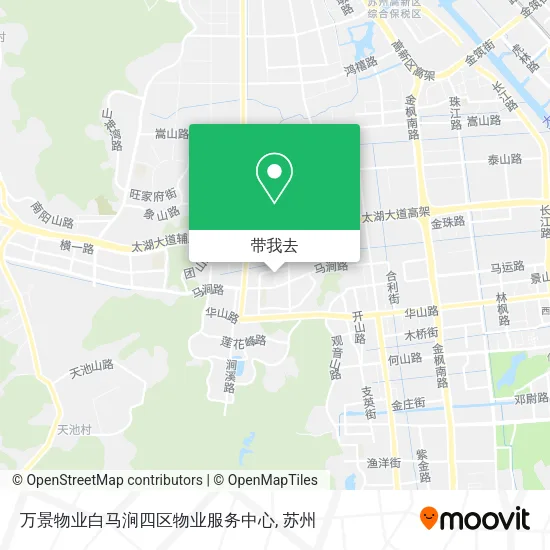 万景物业白马涧四区物业服务中心地图