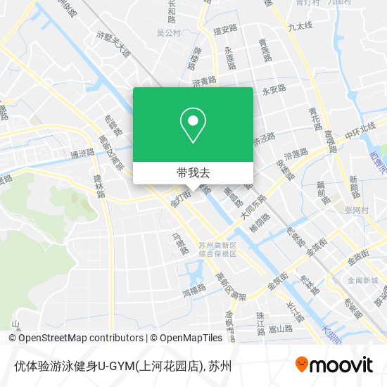 优体验游泳健身U-GYM(上河花园店)地图