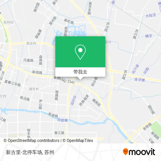 新古里-北停车场地图