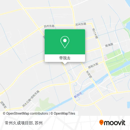 常州久成项目部地图