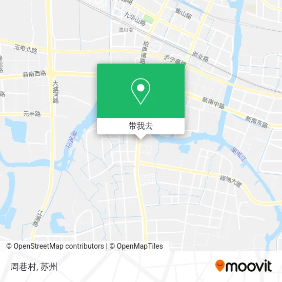 周巷村地图
