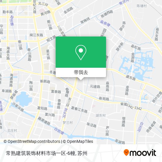 常熟建筑装饰材料市场一区-6幢地图