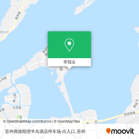 苏州商旅阳澄半岛酒店停车场-出入口地图