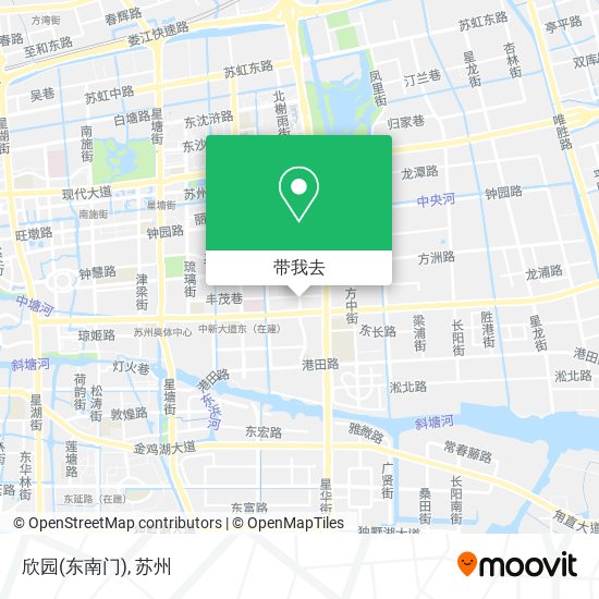 欣园(东南门)地图