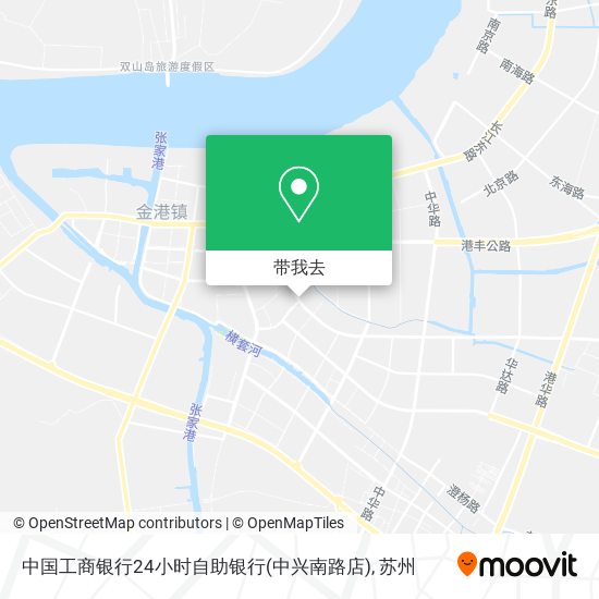 中国工商银行24小时自助银行(中兴南路店)地图