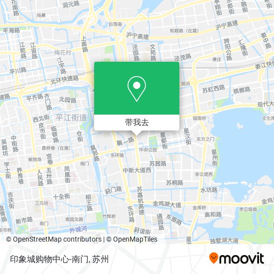 印象城购物中心-南门地图