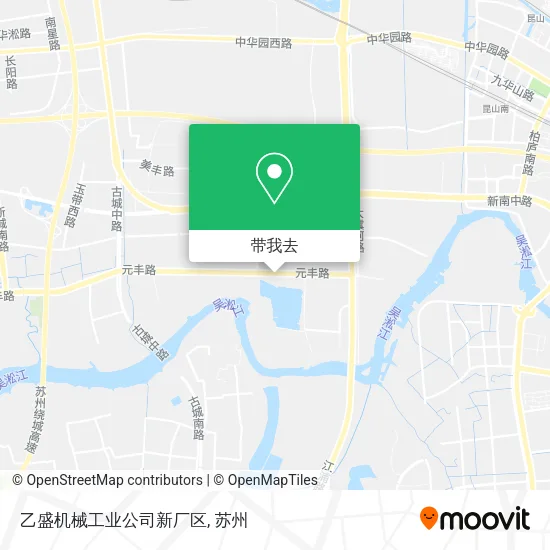 乙盛机械工业公司新厂区地图