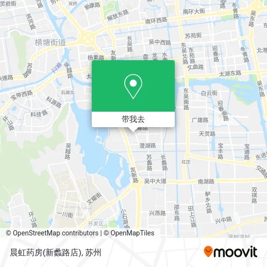 晨虹药房(新蠡路店)地图