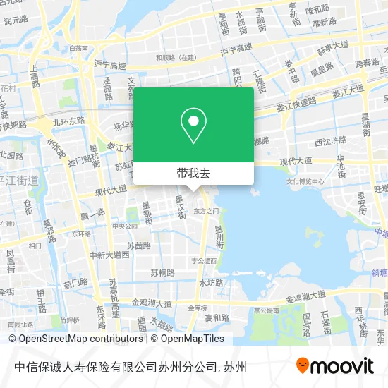 中信保诚人寿保险有限公司苏州分公司地图
