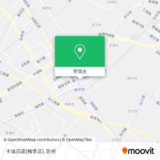 卡滋贝诺(梅李店)地图