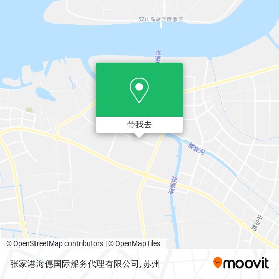 张家港海僡国际船务代理有限公司地图