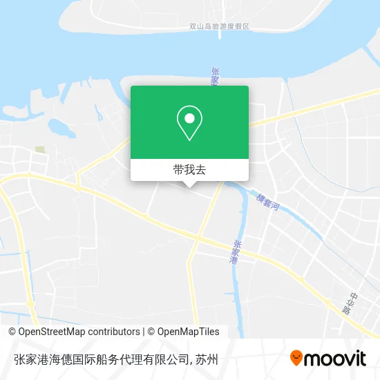 张家港海僡国际船务代理有限公司地图