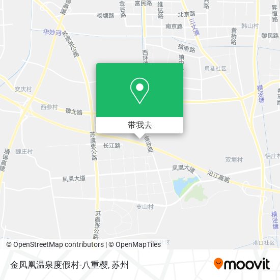 金凤凰温泉度假村-八重樱地图