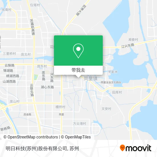 明日科技(苏州)股份有限公司地图