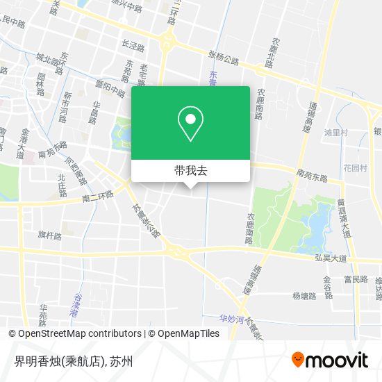 界明香烛(乘航店)地图