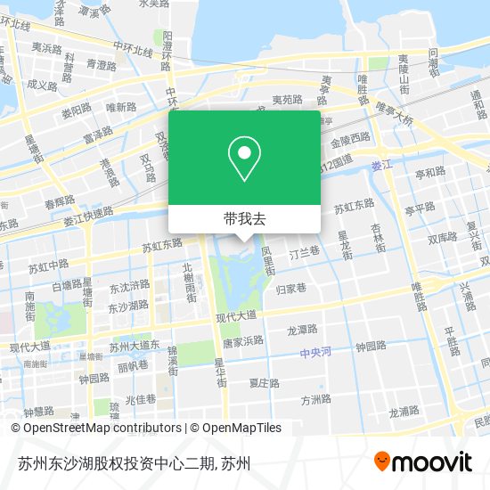 苏州东沙湖股权投资中心二期地图