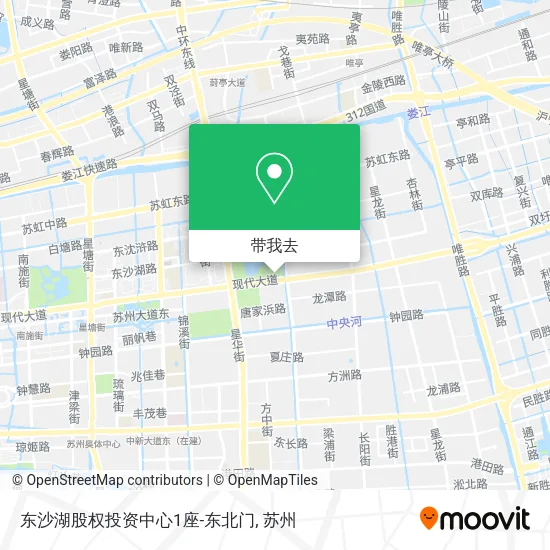 东沙湖股权投资中心1座-东北门地图