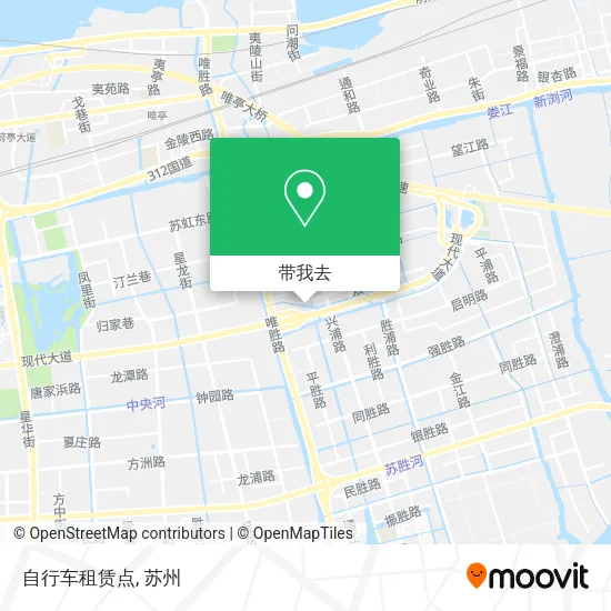 自行车租赁点地图