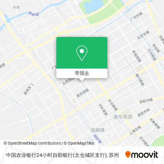中国农业银行24小时自助银行(太仓城区支行)地图