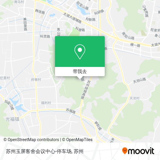 苏州玉屏客舍会议中心-停车场地图