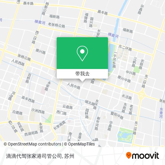 滴滴代驾张家港司管公司地图