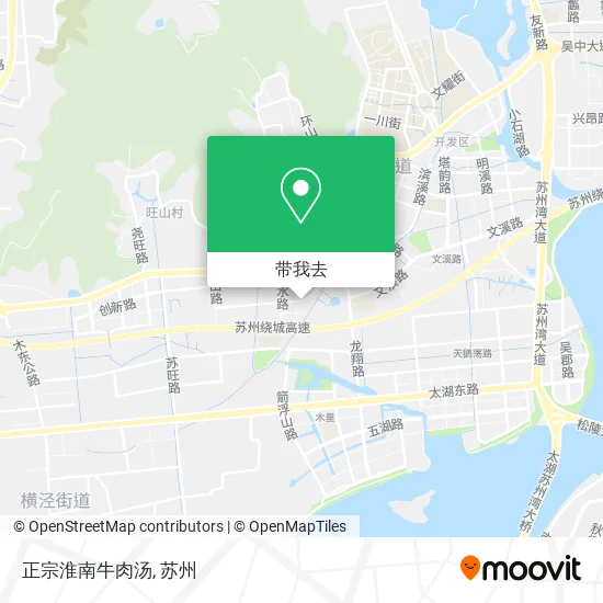 正宗淮南牛肉汤地图