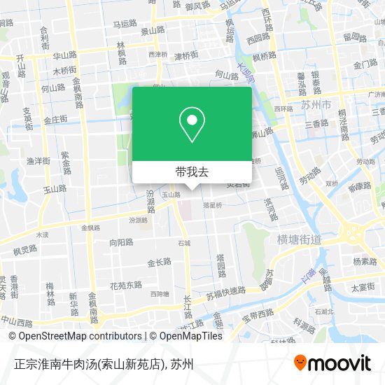 正宗淮南牛肉汤(索山新苑店)地图
