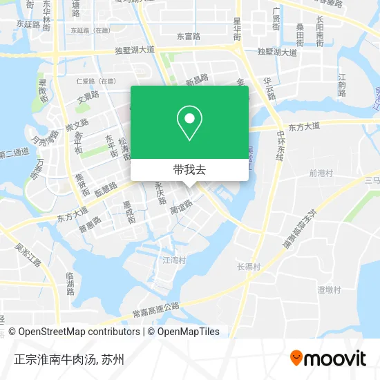 正宗淮南牛肉汤地图