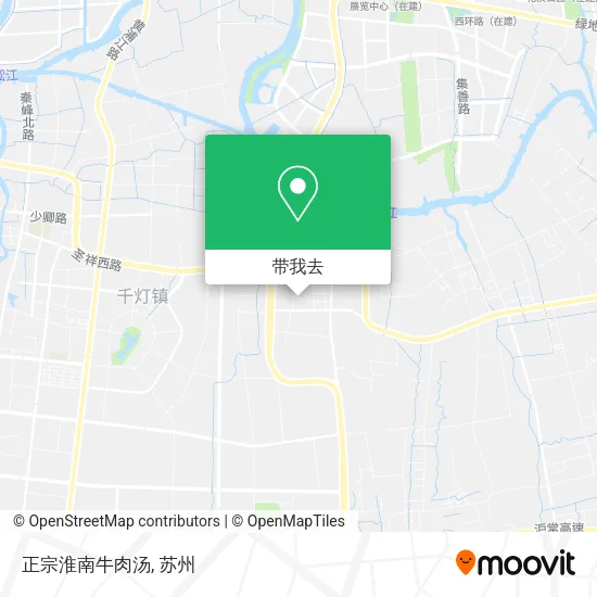 正宗淮南牛肉汤地图