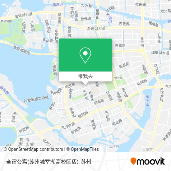 全宿公寓(苏州独墅湖高校区店)地图