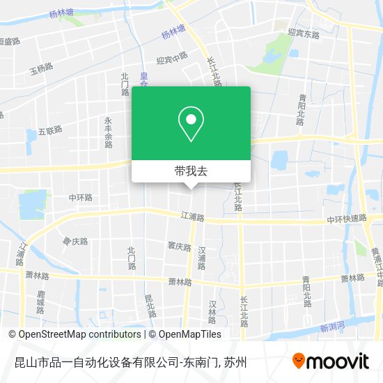 昆山市品一自动化设备有限公司-东南门地图