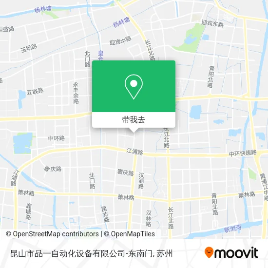 昆山市品一自动化设备有限公司-东南门地图