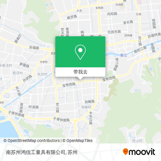 南苏州鸿信工量具有限公司地图