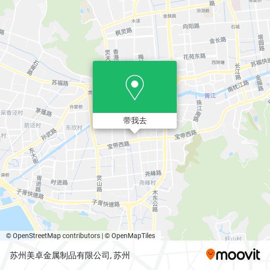 苏州美卓金属制品有限公司地图