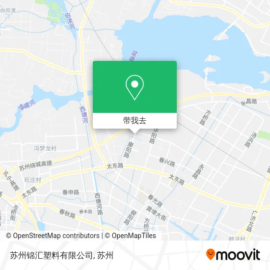 苏州锦汇塑料有限公司地图