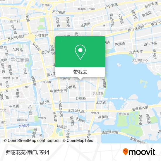 师惠花苑-南门地图