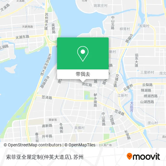 索菲亚全屋定制(仲英大道店)地图