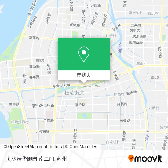 奥林清华御园-南二门地图