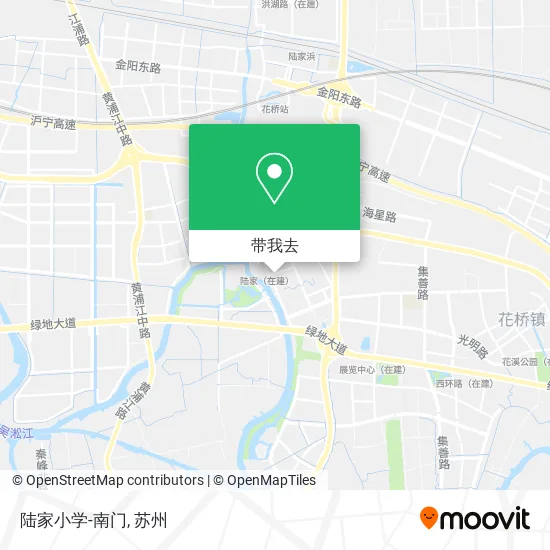 陆家小学-南门地图