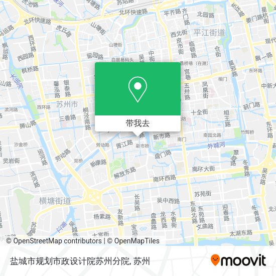 盐城市规划市政设计院苏州分院地图