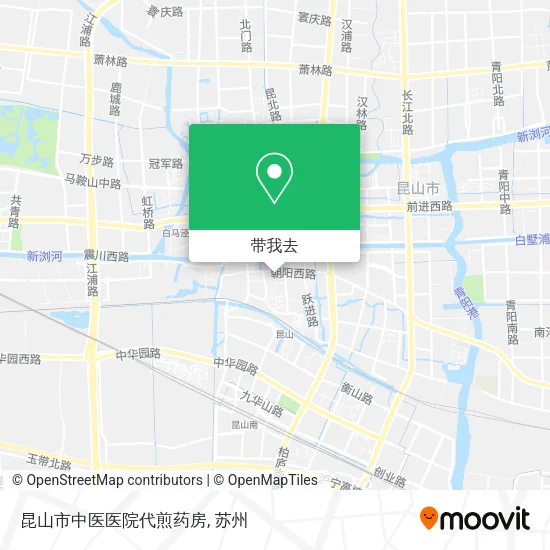 昆山市中医医院代煎药房地图