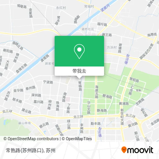 常熟路(苏州路口)地图