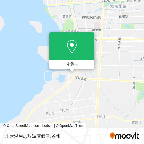 东太湖生态旅游度假区地图