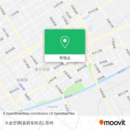 大金空调(县府东街店)地图